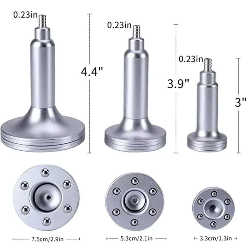 US UK Stock Vacuum Buttock Lifting Machine Breast Enlargement Butt Lifting Massage with 150ml 120ml Cups