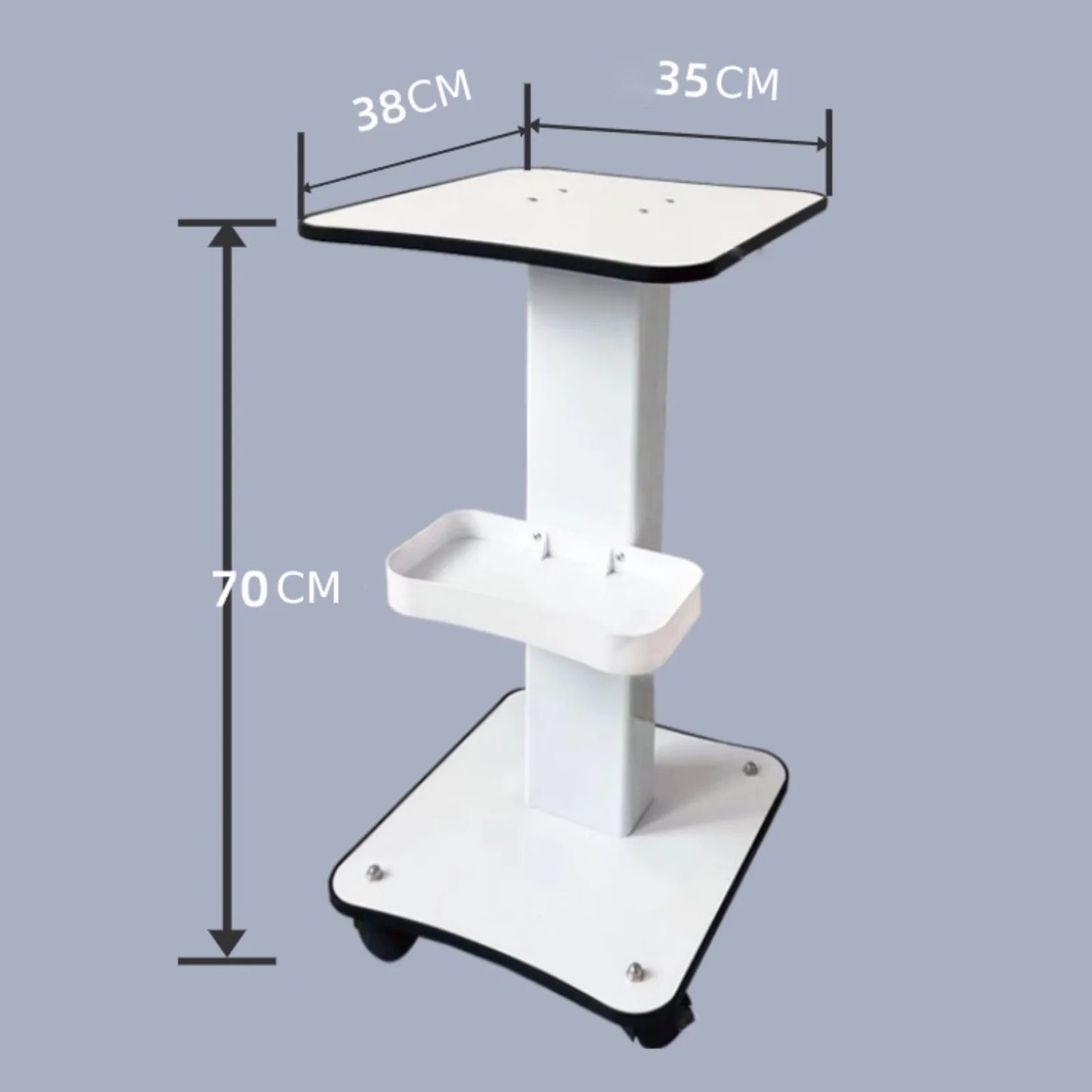3 Tier Beauty Rolling Cart Professional Portable Barber Shop Rolling Trolley For Beauty Salons Washing Machine Hair Removal Cart