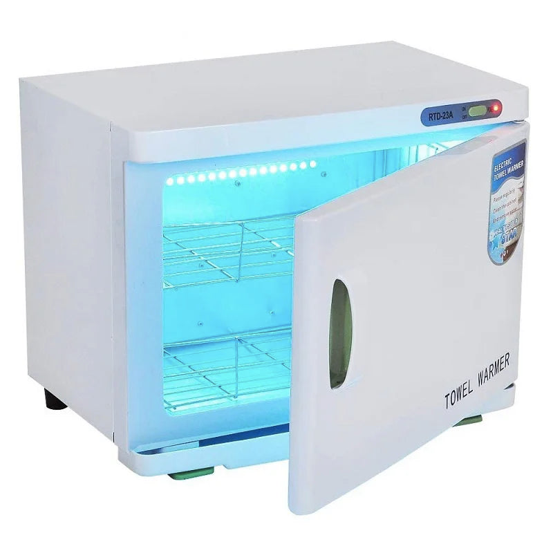 2-In-1 Hot Towel Heater UV Disinfection Box For Rapid Heating 23L large capacity In Facial Hydrotherapy Beauty Massage Salon