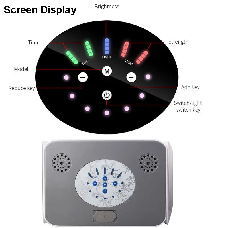 Hot Sales Beauty 7 Colors Led Light Face Device Photon TherapyAging Facial Rejuvenation Anti-aging Wrinkle Facial Mask