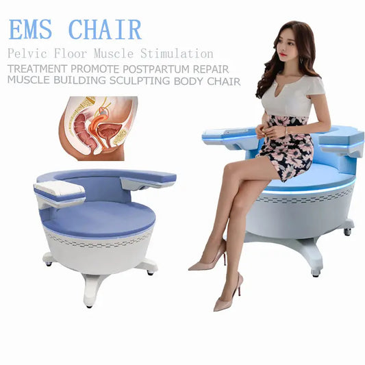 2025 Electromagnetic Non-Invasive Treatment Urinar Postpartum Repair Chair Pelvic Floor Stimulator Exerciser Machine