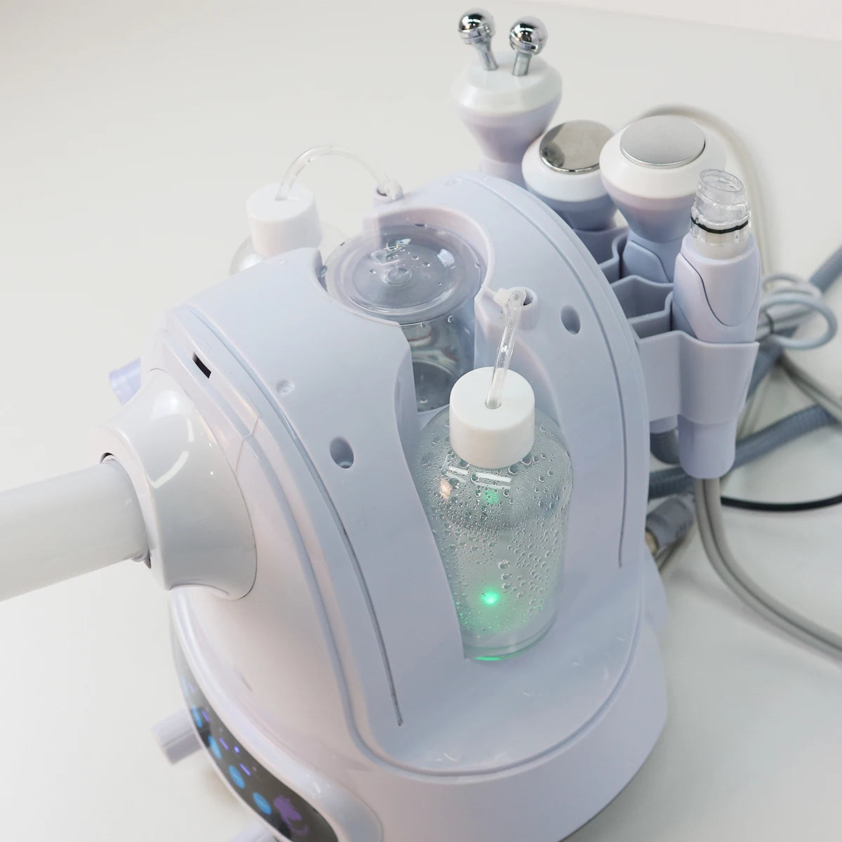 NEWGAGA 6 In 1 CO2 Oxygen Bubble Facial Machine Whitening Moisturizing Skin Care Hot Cold Ultrasound Skin Rejuvenation Device