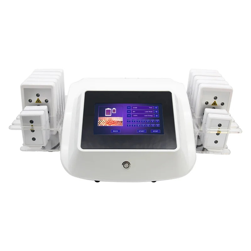 Professional Lipo Laser Red Light Physiotherapy System Shape Loss Fat Lifting 635-650NM wavelength Abdomen Waist Legs FatBurner