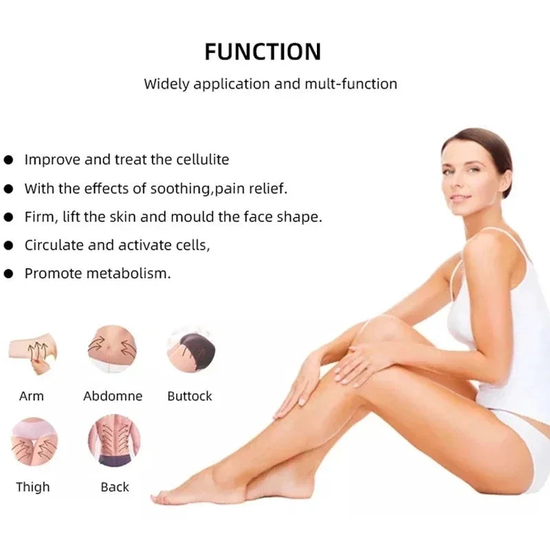 5-in-1 Ultrasonic Ultrasonic Fat Body Slimming Machine Weight Loss Beauty Instrument Negative Pressure Multi-function Shaper