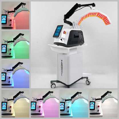 AU-1200 AURO 7 Colors Therapy Acne Treatment Body Blue Sensitive Skin Pdt Led Infrared Light Machine