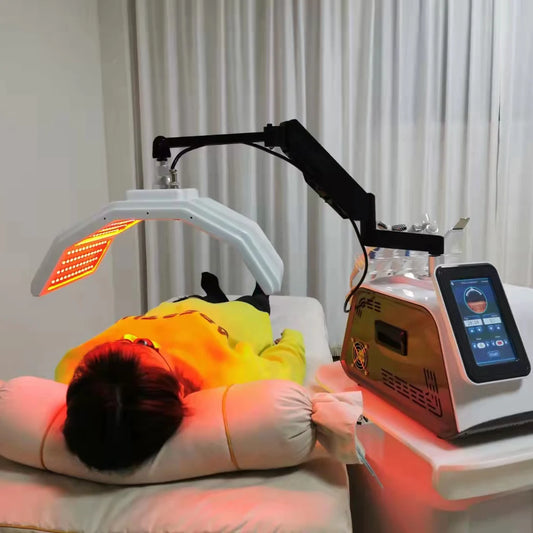 AU-1200 AURO 7 Colors Therapy Acne Treatment Body Blue Sensitive Skin Pdt Led Infrared Light Machine