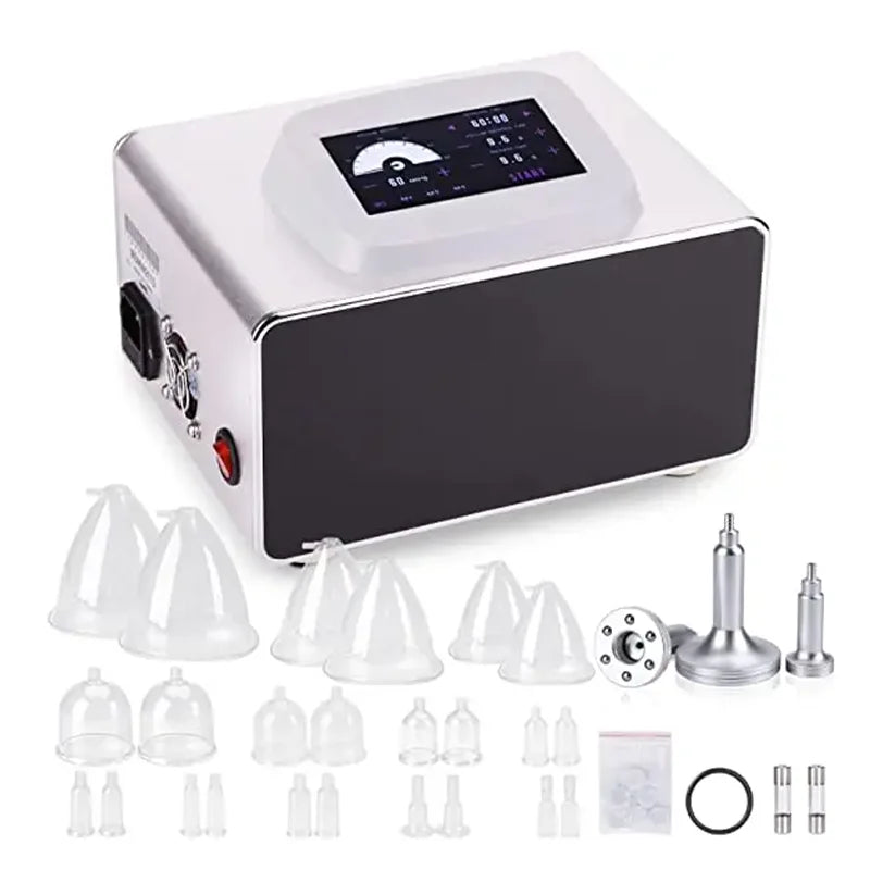 US UK Stock Vacuum Buttock Lifting Machine Breast Enlargement Butt Lifting Massage with 150ml 120ml Cups