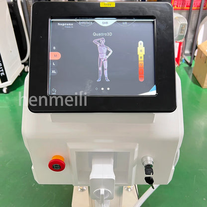 Hair Removal machine 2024 New CE certification 3500W 3 wavelength ice Platinum hair removal 755 808 1064nm diode laser Salon pai