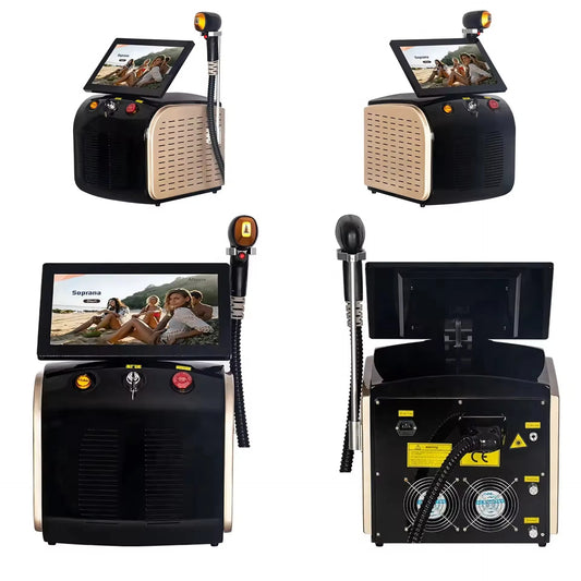 808nm Diode Laser Hair Removal Device 3500W Skin Rejuvenation Ice Alexandrit Permanent Cooling Head Painless Epilator Machine