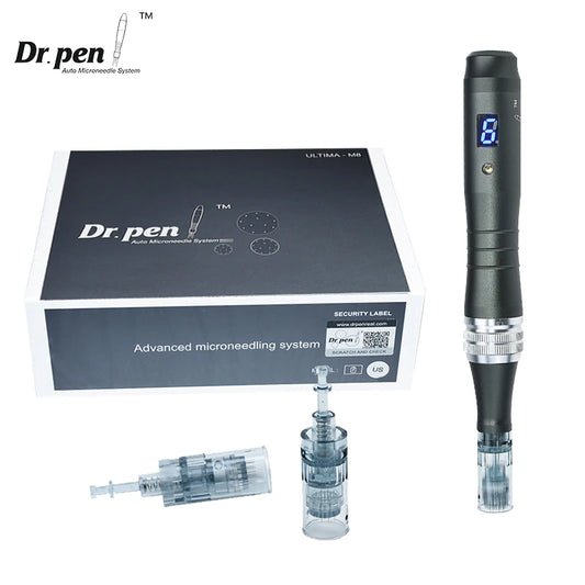 Authentic Dr pen Ultima M8 -W Microneedling Face Hair Care Wireless Derma Pen Beuty Machine