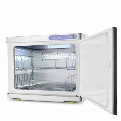 2-In-1 Hot Towel Heater UV Disinfection Box For Rapid Heating 23L large capacity In Facial Hydrotherapy Beauty Massage Salon