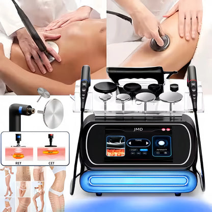 3 in 1 448KHZ RF Tecar Therapy RET CET Diathermy Body Sliming Machine Pain Relief Skin Tightening INDIBA Deep Care 2025