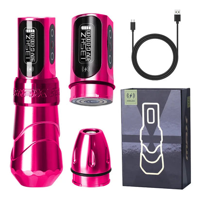 Wireless Tattoo Machines Professional Permanent Makeup Rotary Tattoo Pen LCD Display  Coreless Motor Tattoo Machine