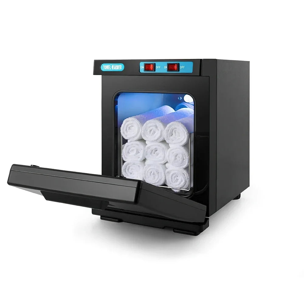 5L 2 in 1 Hot Towel Warmer UV Treated Hygienic Cabinet Home Bath Towel Warmer with Aluminum Chamber Hotel Disinfection Cabinet