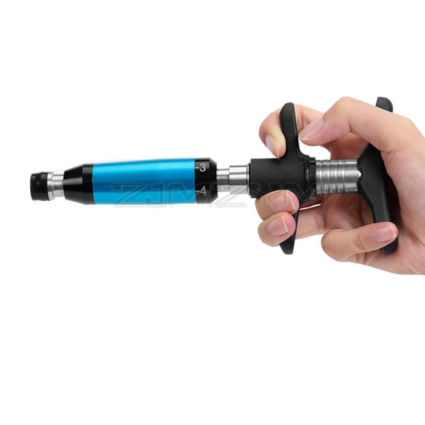 300N Chiropractic Adjustment Tool Spine 6 Levels 1/4 Heads Therapy Adjust Vertebration Tool Massager Manual Chiropractic Gun Set