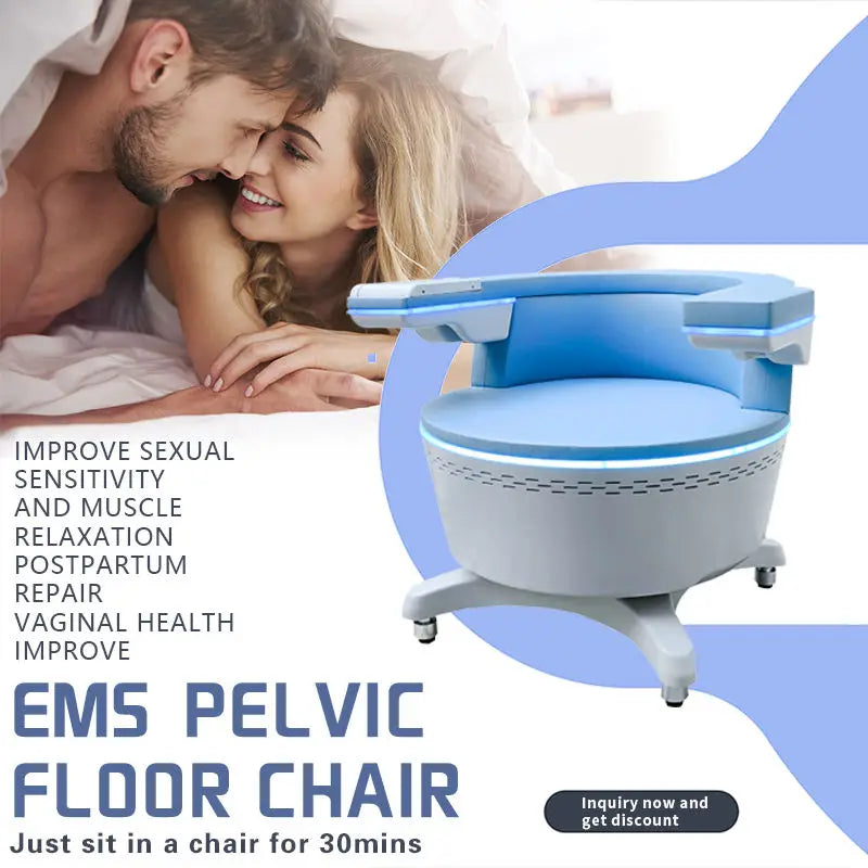 2025 Electromagnetic Non-Invasive Treatment Urinar Postpartum Repair Chair Pelvic Floor  Stimulator Exerciser Machine