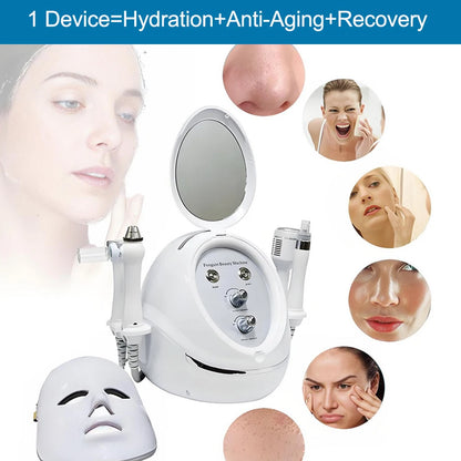 5 in 1 hydro facial machine Skin cleaning device anti aging Dead Skin Removal Skin Barrier Recovery small bubble Facial Machine