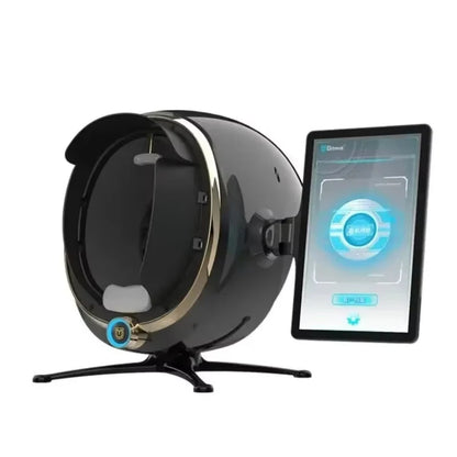 3D Skin Analysis Machine: Portable Facial Scanner with Magic Mirror - Moisture/Oil/Texture Tester for Home & Professional Use