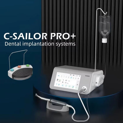 Dental Implant Motor Brushless Surgical Implant System Touch Screen with 20:1 and 1:4.2  Fiber Optic Contra Angle Dentist tools