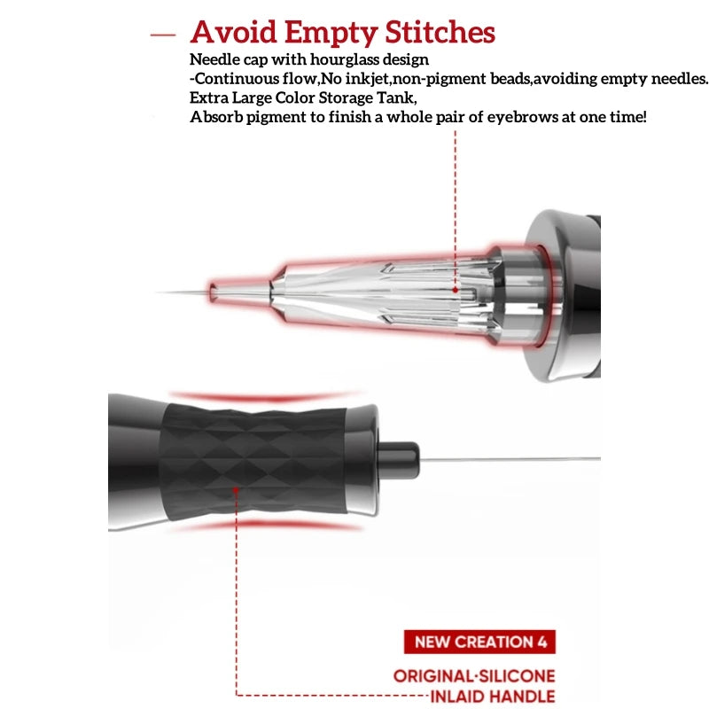 NUOJO 15000RPM Professional Tattoo Machine Permanent Makeup Machine Rechargeable Pmu Machine For Eyebrows Lips Body Tattoo Pen