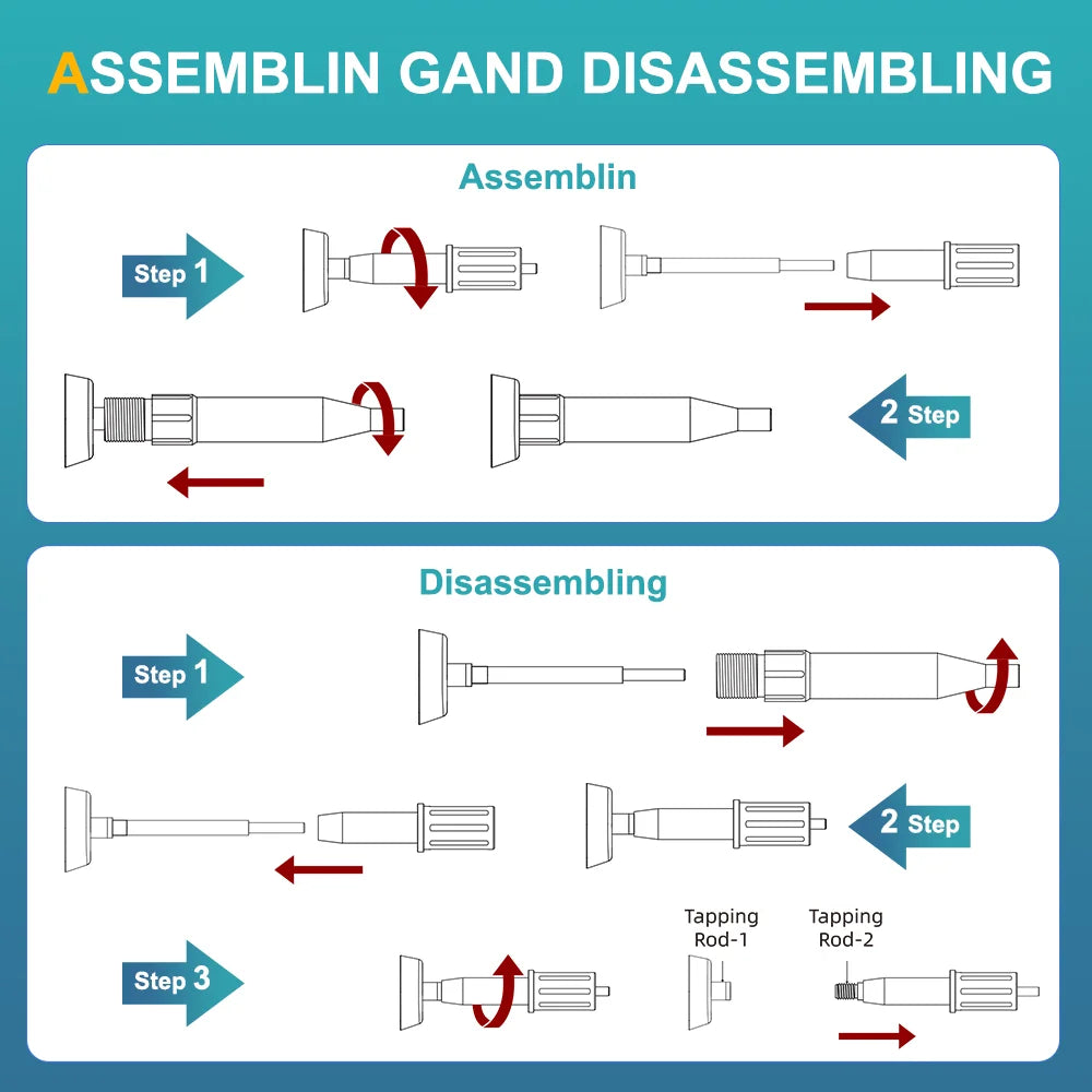 AI-ICHECK Dental Implant Stability Meter IST Test Measuring Device 0°~30° Upward Smart Tapping Strength 1.0N To 1.3N