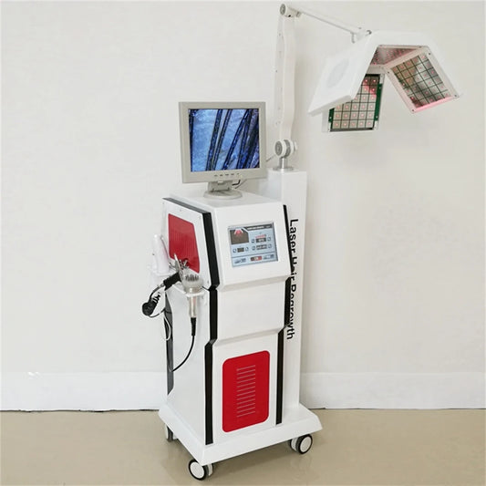 Professional Laser Hair Growth Device Anti-loss Scalp Detection Hair Restoration 650nm Diode Laser Hair Regrowth Machine