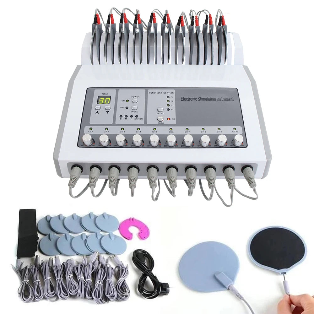 Slimming Machine Microcurrent Russian Waves Ems Muscle Atimulator Electrostimulation Current Device Weight Loss Body Massage