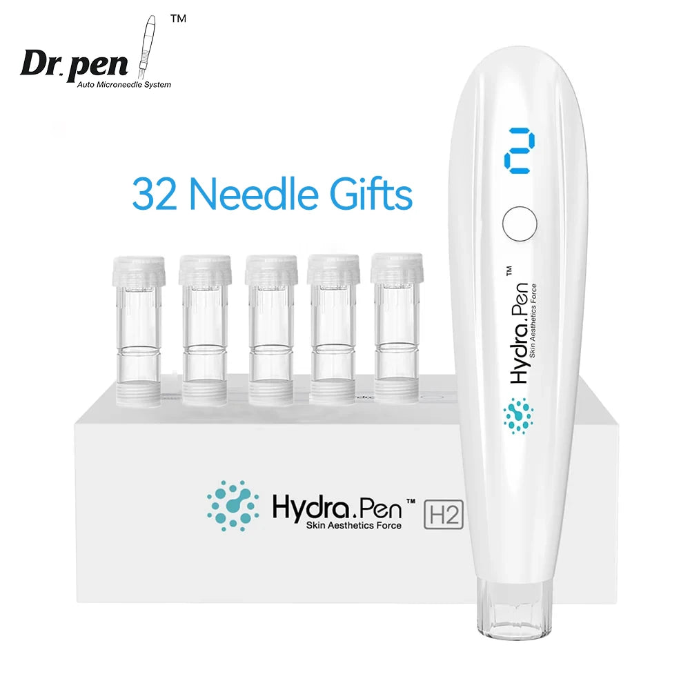 Authentic Dr. Pen Hydra Pen H2 Microneedling Pen Automatic Serum Applicator Skin Care Tool Kit