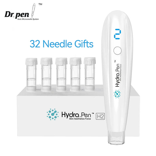 Authentic Dr. Pen Hydra Pen H2 Microneedling Pen Automatic Serum Applicator Skin Care Tool Kit