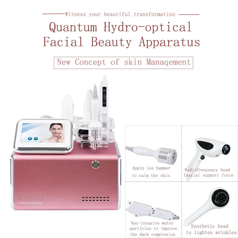 Skin Care 4 in 1 Cold Hammer Thermal Rf Anti-aging Mesotherapy Face Lifting Beauty Machine