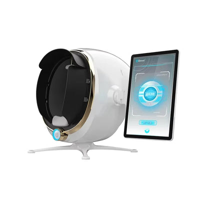 3D Skin Analysis Machine: Portable Facial Scanner with Magic Mirror - Moisture/Oil/Texture Tester for Home & Professional Use