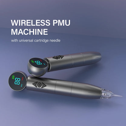 Wireless Portable Eyebrows 2.0mm Stroke Permanent Makeup Machine Microblading Machine 700mAh Rechargeable Battery Tattoo Machine