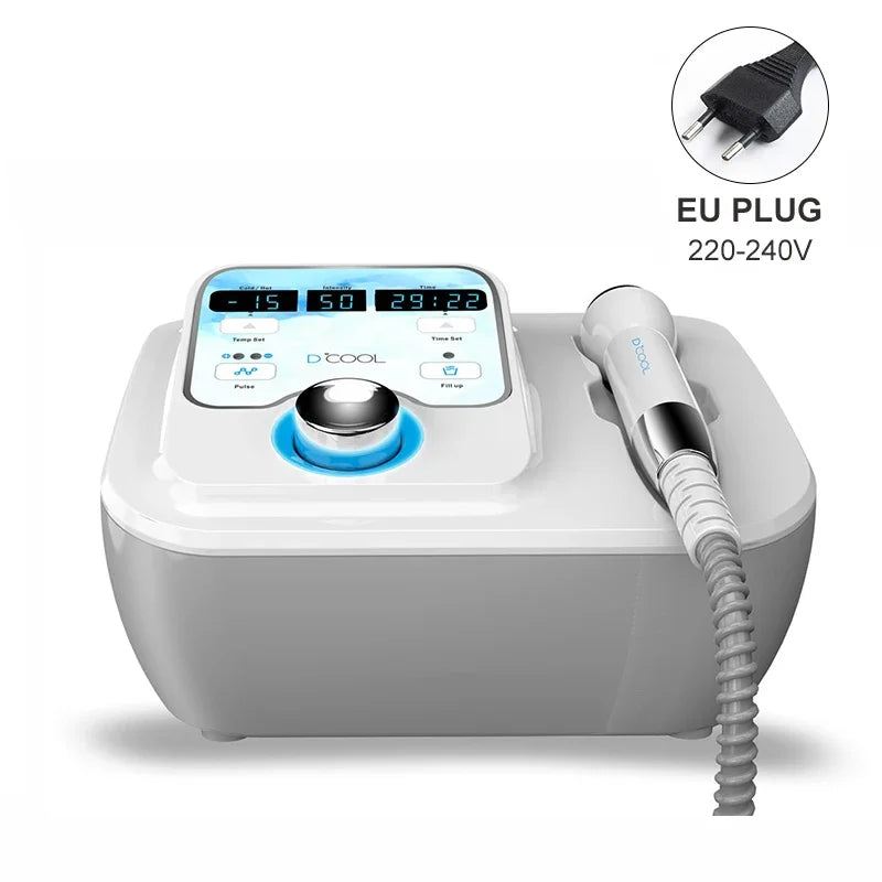 2025 NEW Dcool Portable Cool + Hot + EMS For Skin Tightening Anti Puffiness Facial Electroporation Machine Beauty Device