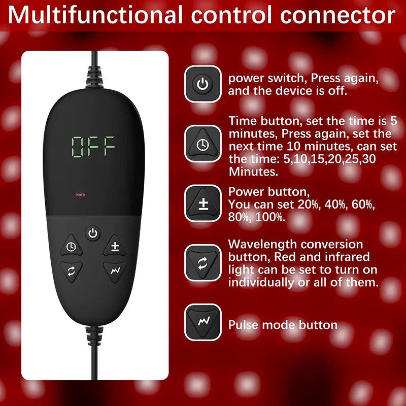 Infrared Hat 630nm 850nm 940nm Led Red Light Therapy Device Laser Treatment Machine Cap for Hair Loss Hair Regrowth Instrument