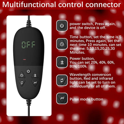 Infrared Hat 630nm 850nm 940nm Led Red Light Therapy Device Laser Treatment Machine Cap for Hair Loss Hair Regrowth Instrument