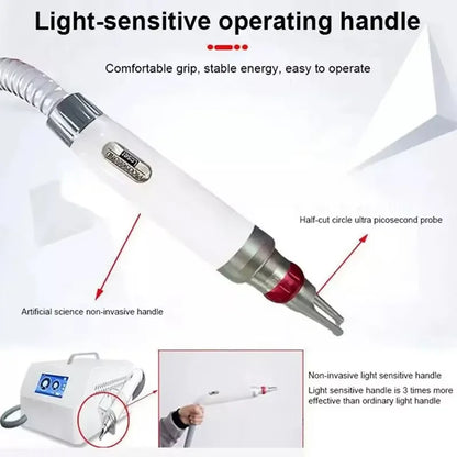 2025 New ND YAG Picosecond Laser Eyebrow Washing Freckle Remover Skin Rejuvenation Face Whitening Tattoo Cleaning Beauty Machine