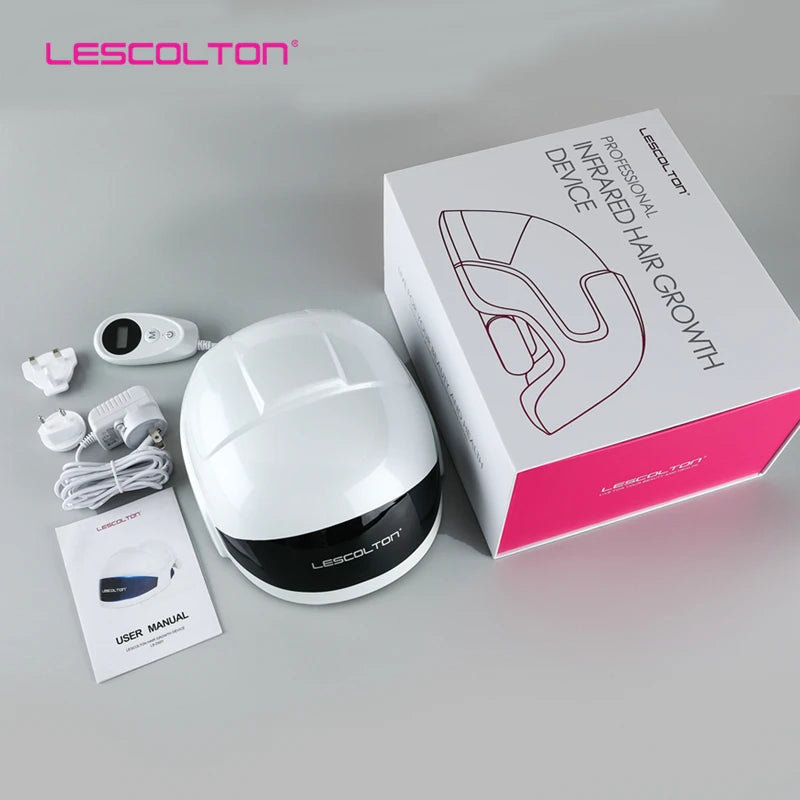 Lescolton Men Hair Growth Cap LLLT Helmet Laser Hair Regrowth Hair Loss Laser Treatment Hair Fast Growth Anti Hair Loss Device