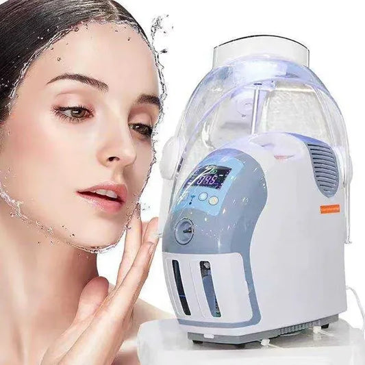 High quality Oxgen Facial Machine Hyperbaric Spray Beauty O2derm Oxygen Facial Mask Dome Therapy Oxygen Infusion Facial Machine