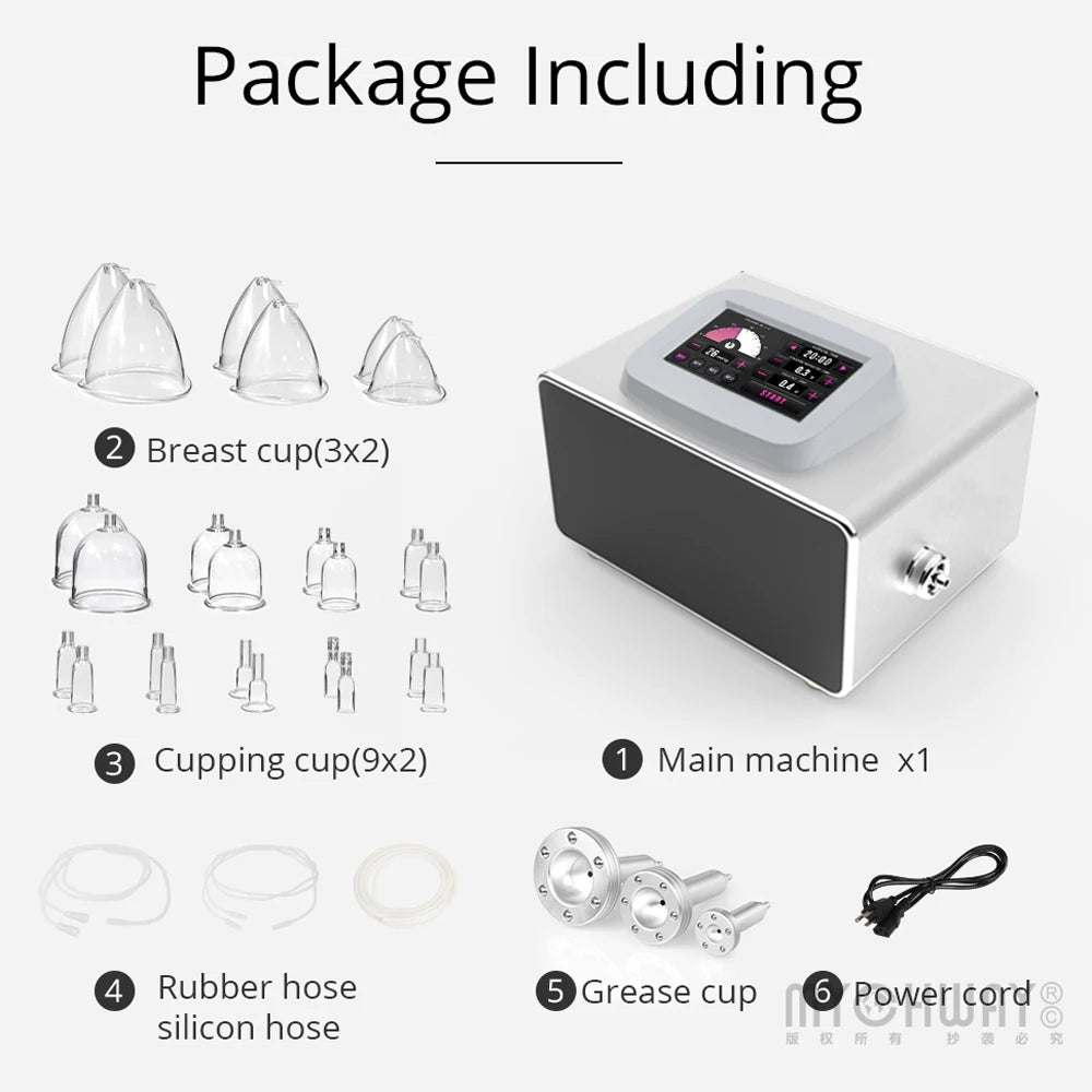 Vacuum Cupping Therapy Machine Breast Massager Lymph Detox Body Shaping Breast Enlargement Butt Lifting Beauty Spa Equipment