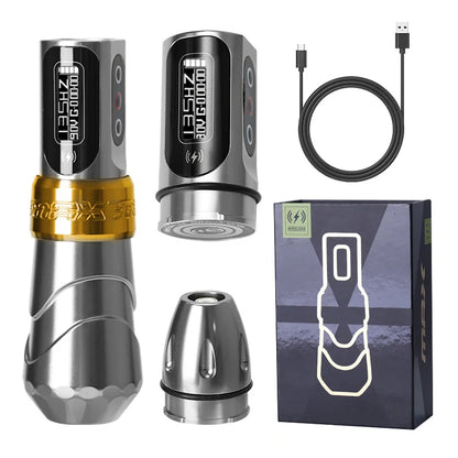 Wireless Tattoo Machines Professional Permanent Makeup Rotary Tattoo Pen LCD Display  Coreless Motor Tattoo Machine