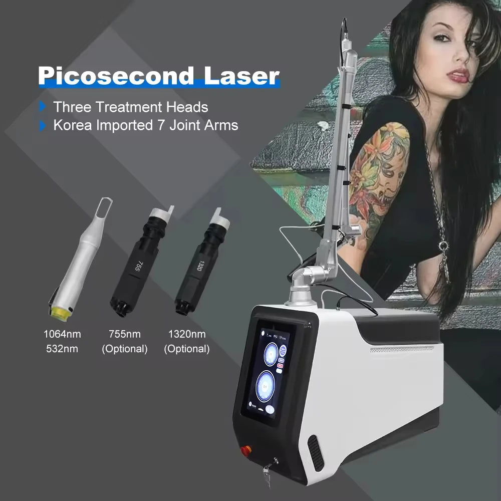 2025New Picosecond Laser Tattoo Removal Machine Laser For Tattoo Removal Yag Picosecond Carbon Peeling Removal Pico Laser Device