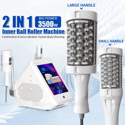 EMSZERO 6500W 200HZ  Roller Slimming Cellulite Reduction Inner Ball Roller 360 Degree Infrared Vacuum Roller Massage Beauty