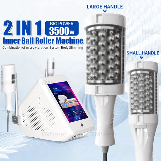 EMSZERO 6500W 200HZ  Roller Slimming Cellulite Reduction Inner Ball Roller 360 Degree Infrared Vacuum Roller Massage Beauty