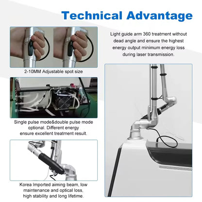 2025New Picosecond Laser Tattoo Removal Machine Laser For Tattoo Removal Yag Picosecond Carbon Peeling Removal Pico Laser Device