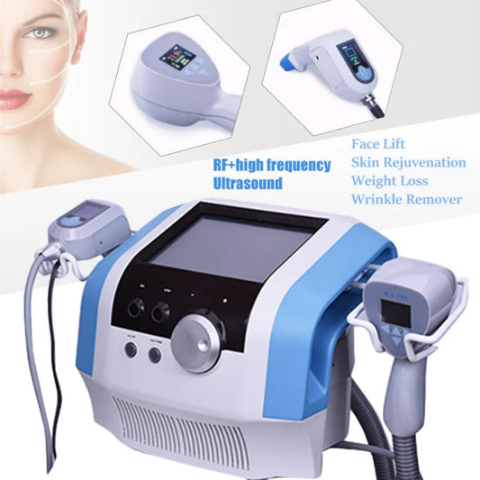 New 2025 Monopolar RF Face Skin Rejuvenation Ultra 2 IN 1 360 Body Contouring Cellulite Reduction Tightening Machine 5.0