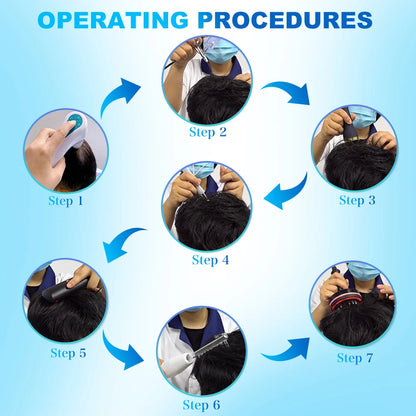 Professional Hair Loss Scalp Treatment Machine  HD 50X 200X Scalp Analysis Machine 7 in 1 Hair restoration Machine