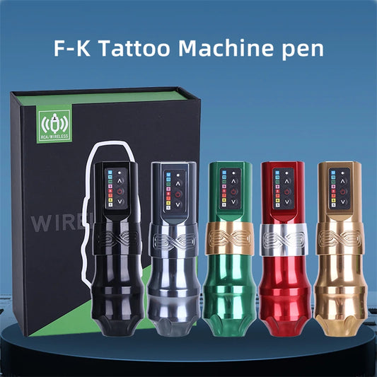 2024 New EXO Wireless Tattoo Machine Rotary Motor Device With Battery Permanent Professional Tattoo Pen machine for Body Art