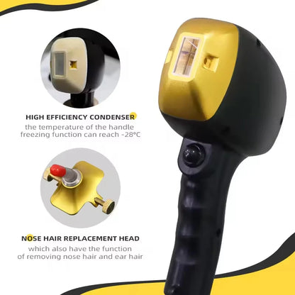 808nm Diode Laser Hair Removal Device 3500W Skin Rejuvenation Ice Alexandrit Permanent Cooling Head Painless Epilator Machine