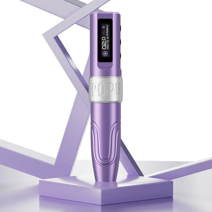 POPU MINI DIVA Permanent Makeup Wireless Battery Tattoo Pen Machine for PMU & SMP OLED Digital Display Power Pack
