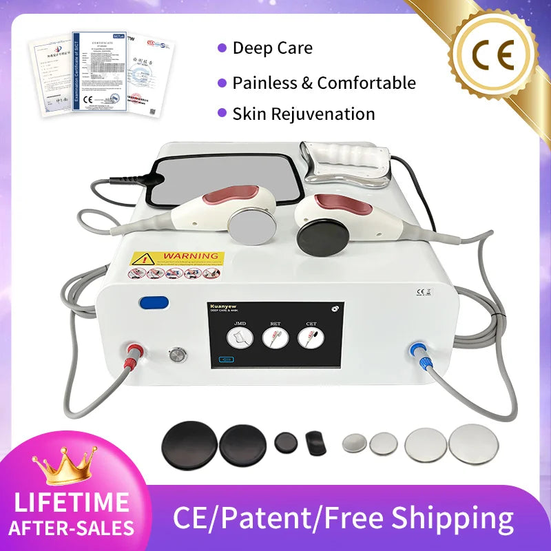 INDIBA 448K High Radiofrequency Lymphatic Circulation Weight Loss CET RET Penetration Warm Technology Device for Health & Beauty